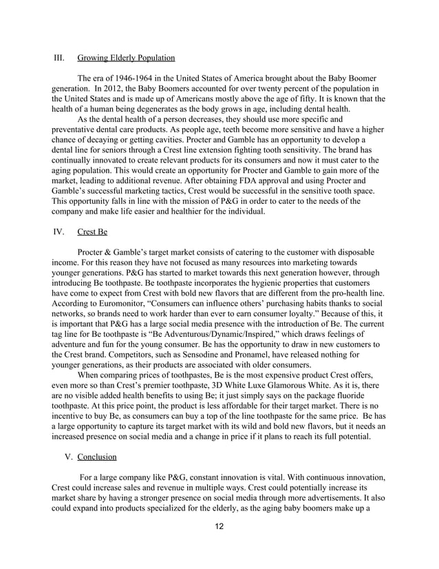 Crest SWOT Analysis | PDF