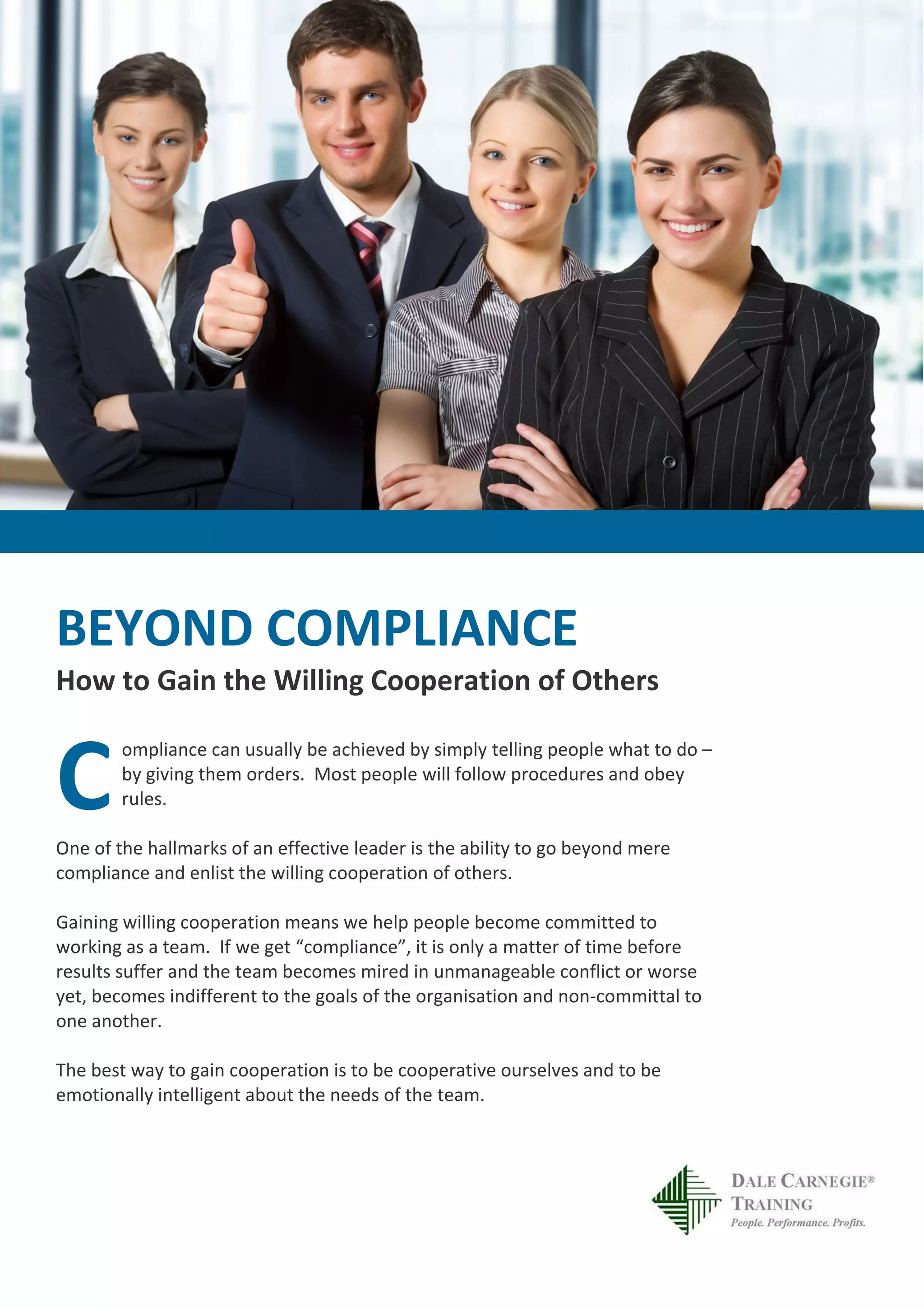 Beyond Compliance | PDF