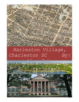 Harleston Village,
Charleston SC By:
Alex Cohn
 