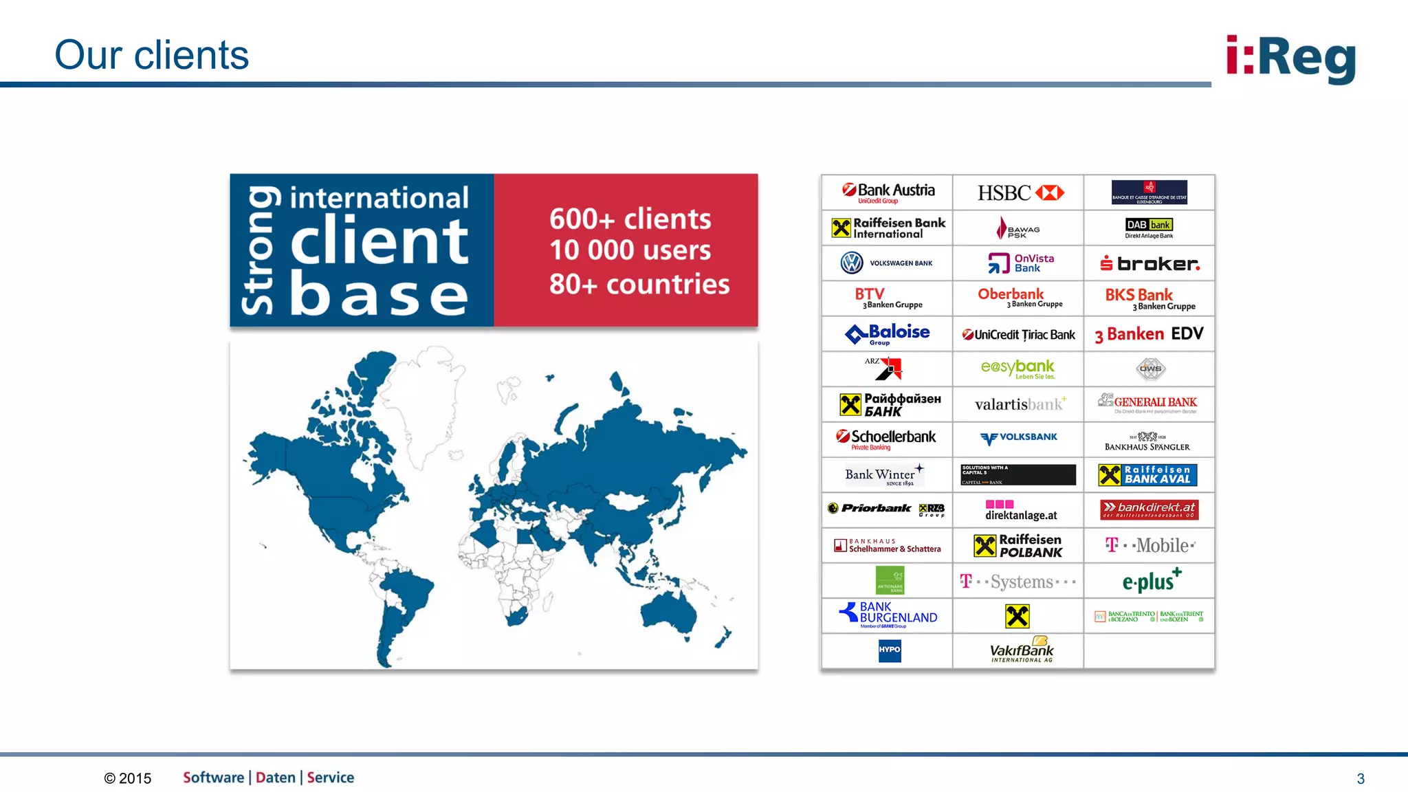 © 2015
Our clients
3
 