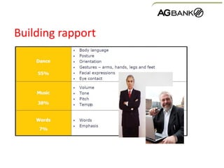 Building rapport
 