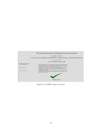 Figure C.4: CDMF output and score
74
 