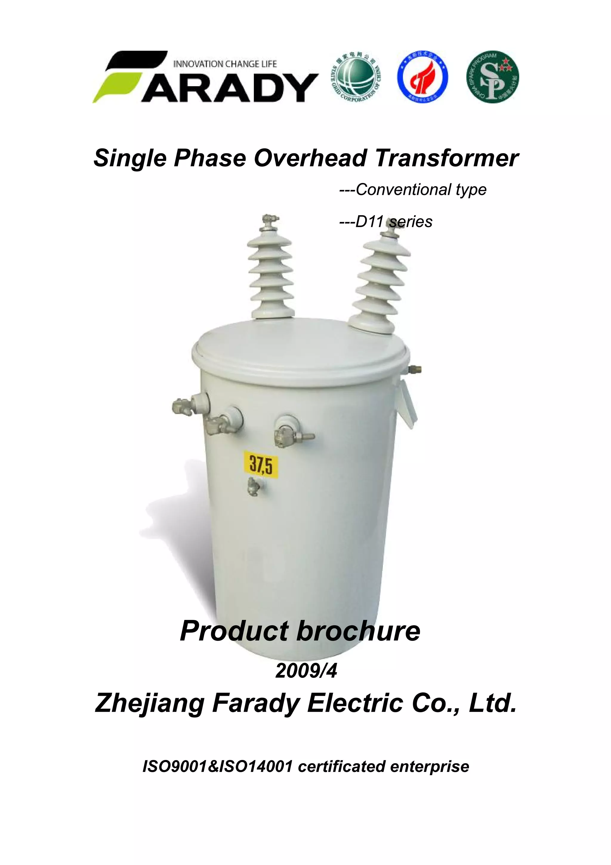 D11 single phase overhead distribution transformer | PDF