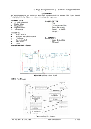 The Design and Implementation of E-Commerce Management System. | PDF