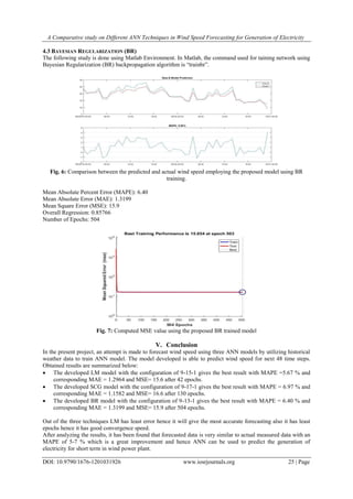 A Comparative study on Different ANN Techniques in Wind Speed ...