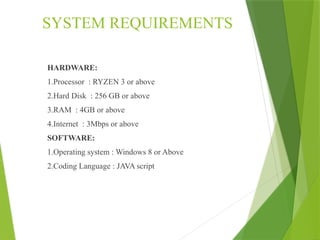 Inventory management system authentication | PPTX