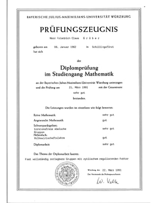 University_Certificate_Grueber_Friedrich_Claus