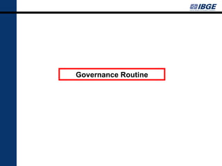 Governance Routine
 