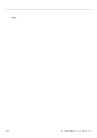 MEMO
228 EN GB EN US EN AU D146-7503
 