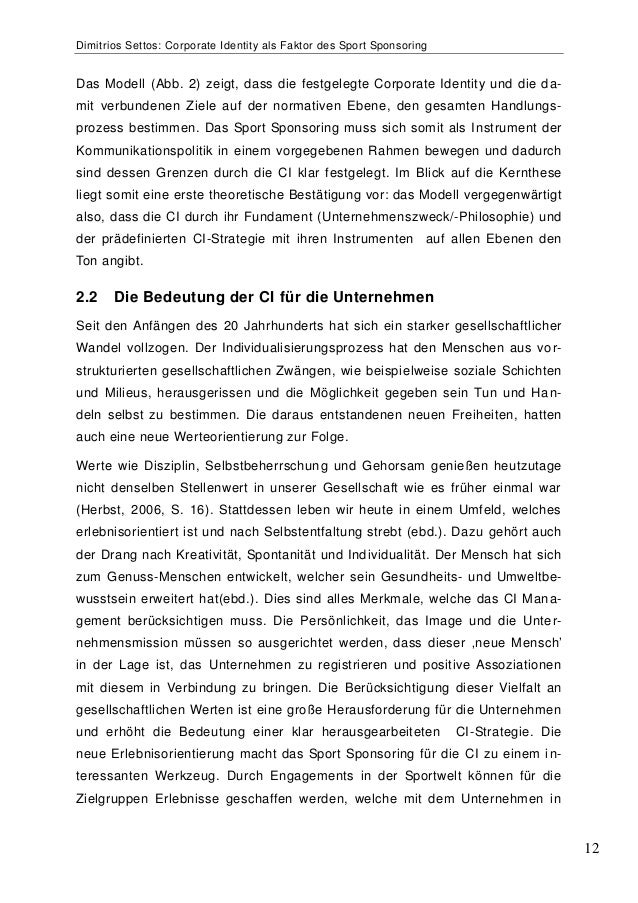 thesis in deutsch