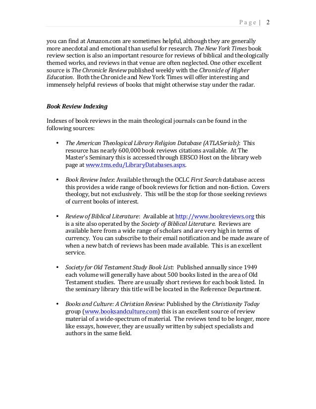 Write academic book review scholarly
