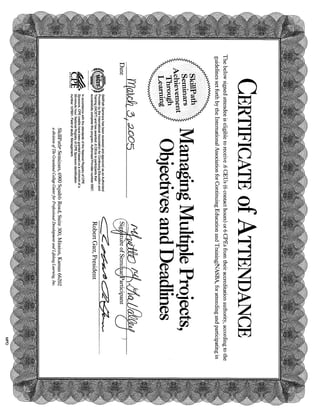 SkillPath Certificate 3.05