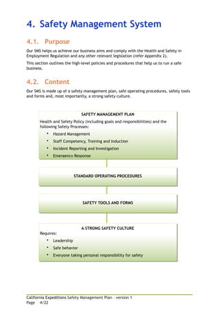 Safety Management Plan | PDF