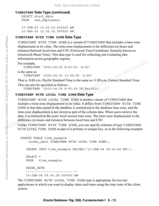 Db Utc Timestamp Example sql training | PDF