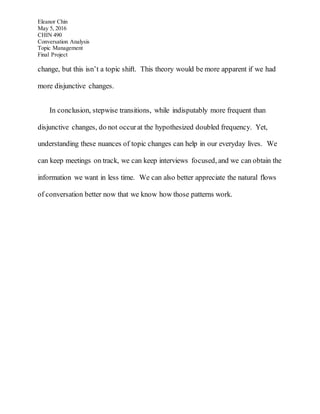 Topic management | DOCX