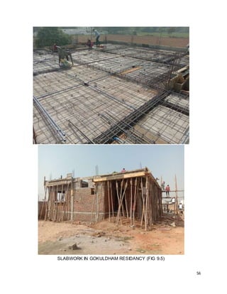 56
SLABWORK IN GOKULDHAM RESIDANCY (FIG 9.5)
 