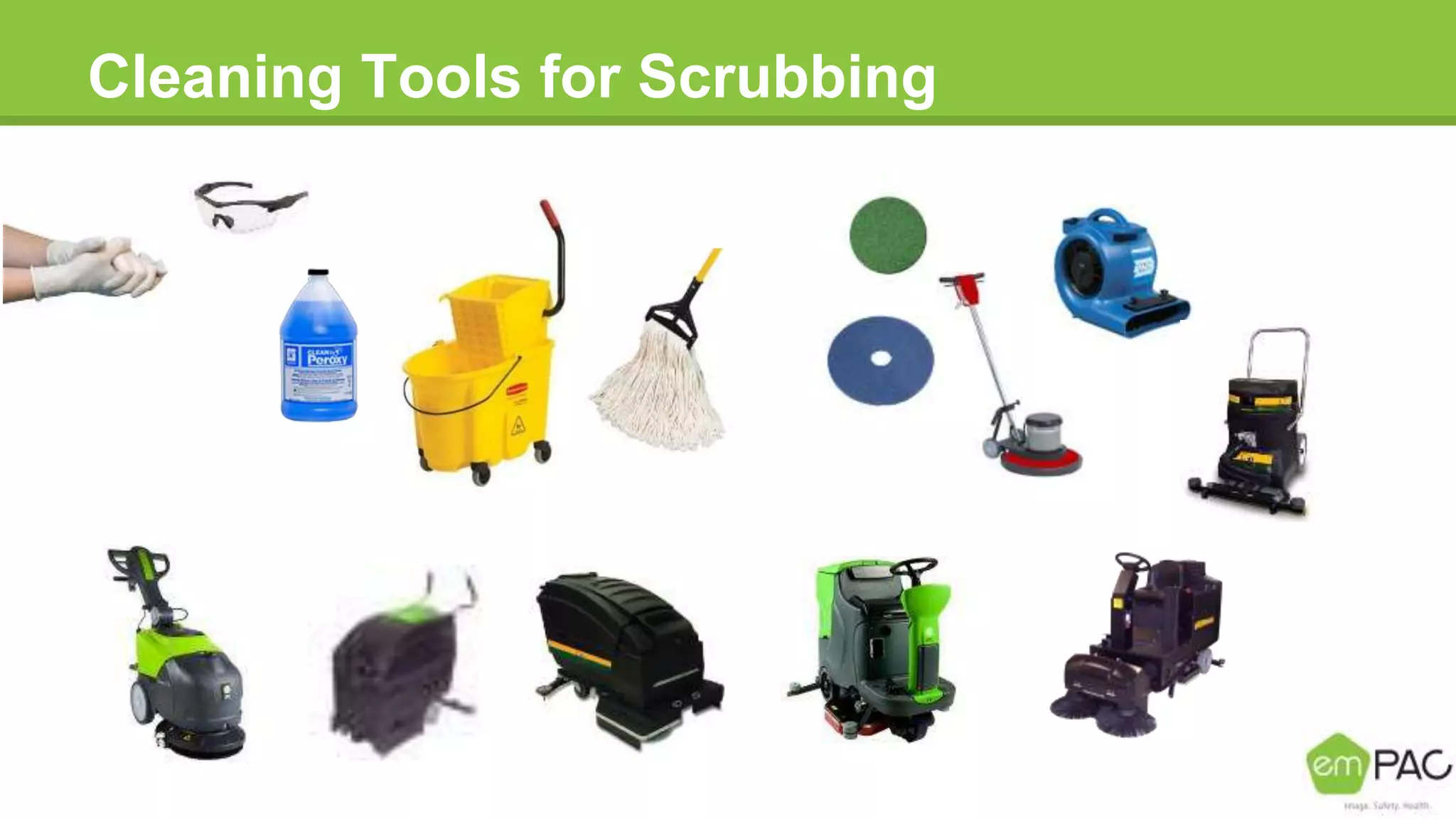 Cleaning Tools for Scrubbing
 