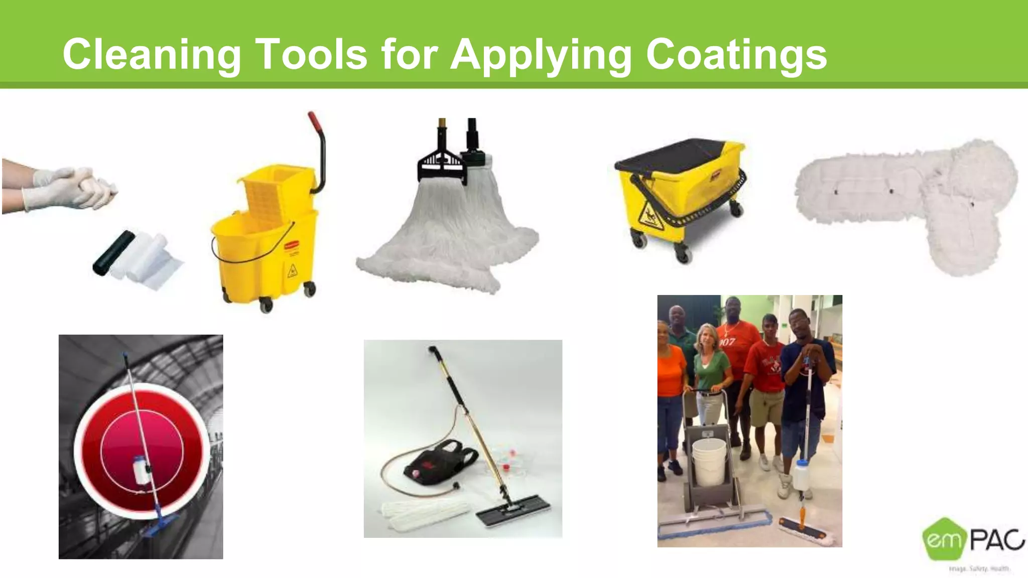 Cleaning Tools for Applying Coatings
 