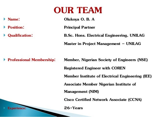 for licence electrical c engineers 14 22 PROPOSED NEW revised 08 PROFILE JOJO
