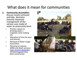 Community Based Water Resource Management PRESENTATION | PPT