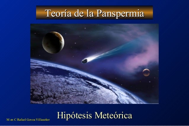 Resultado de imagen de panspermia hipotesis de arrhenius