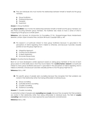 Unsolicited adviceAnswer: A. Evaluative Comments <br />Evaluative comments may direct the other person in a different direction. You will have opinions about people to whom you offer help, but evaluative comments are rarely, if ever, helpful. Such comments usually come across as if you are playing the expert and the moral authority. The other person may well feel that you are reprimanding them and being patronizing.<br />Reference: Jennie Lindon and Lance Lindon, Mastering Counselling Skills, 2nd Ed., 175 Fifth Avenue, New York, USA: Palgrave Macmillan, Copyright 2008, p. 136 <br />This is the initial approach of experienced helpers regarding what the client is saying. 