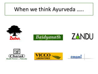 When we think Ayurveda …..
 