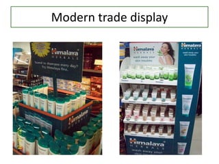 Modern trade display
 