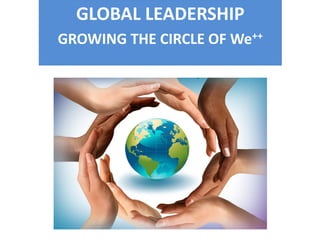 GLOBAL LEADERSHIP
GROWING THE CIRCLE OF We++
 