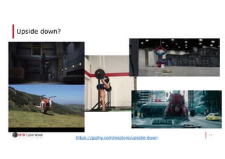 17
Upside down?
https://giphy.com/explore/upside-down
 