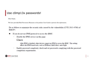 41
Use c0mp13x passwords!
 
