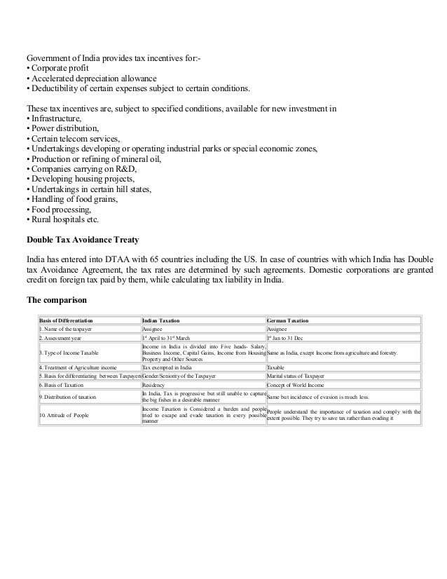 German Taxation