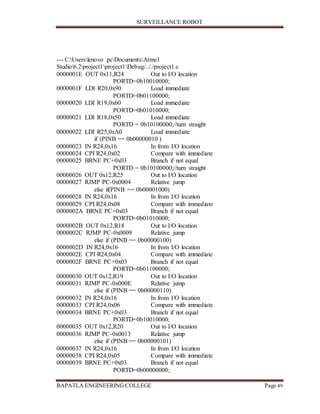 SURVEILLANCE ROBOT | PDF