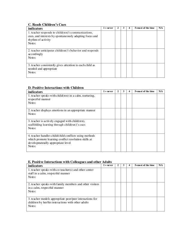 teacher checklist teacher checklist