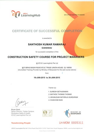 Project manager safety