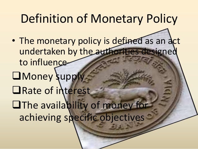 monetary money definition