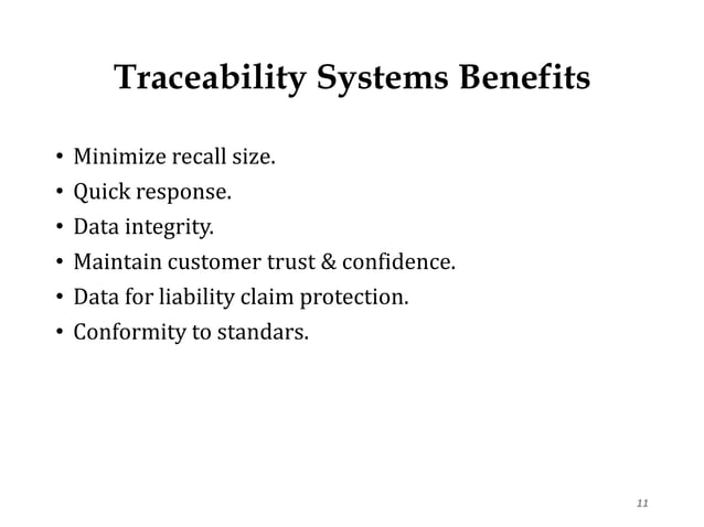 Traceability | PPT