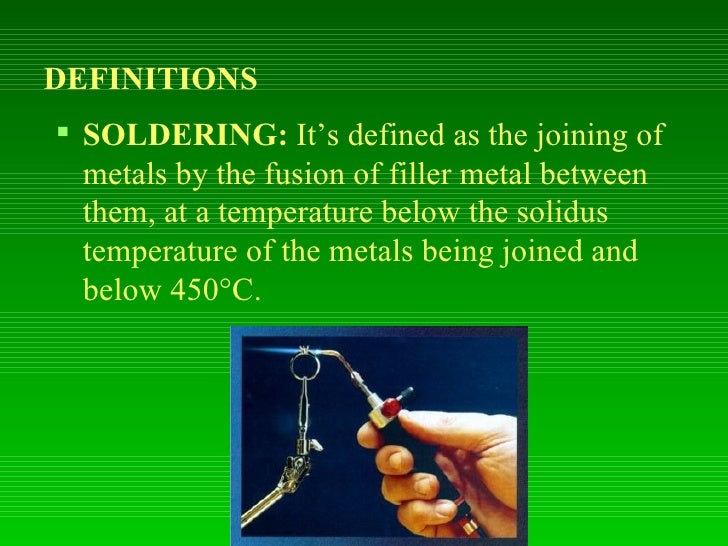 Welding, Cutting, Brazing, Soldering | Environmental, Health and Safety Services define welding soldering