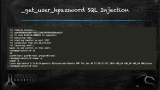 _get_user_hpassword SQL Injection
115
 