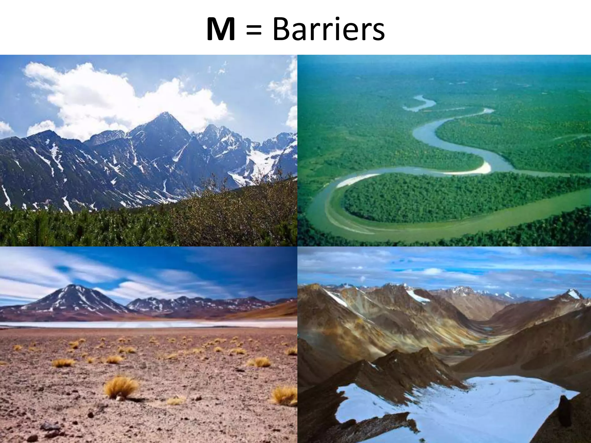 M = Barriers
 