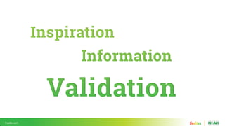 People buy an experience
Feelter.com
 