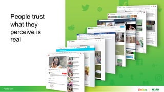 People trust
what they
perceive is
real
Feelter.com
 