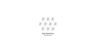 Open Distribution

No Barriers
 