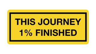 THIS JOURNEY
1% FINISHED
 
