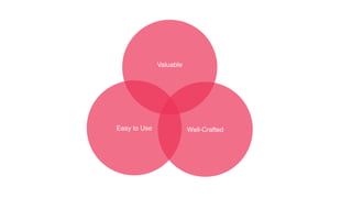 Valuable
Well-CraftedEasy to Use
 