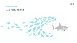 ...to rebundling
FINTECH PLATFORM
13
 