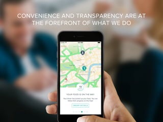 CONVENIENCE AND TRANSPARENCY ARE AT
THE FOREFRONT OF WHAT WE DO
 