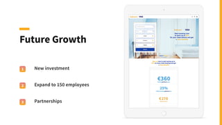 Future Growth
New investment
Expand to 150 employees
Partnerships
1
2
3
 