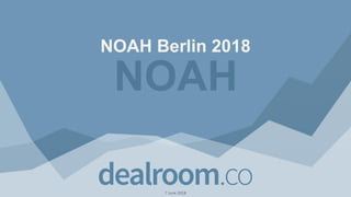 NOAH Berlin 2018
7 June 2018
NOAH
 