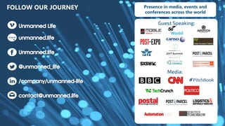 FOLLOW OUR JOURNEY Presence in media, events and
conferences across the world
 